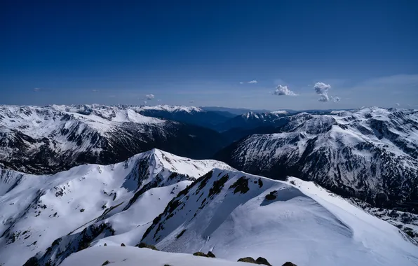 Картинка снег, горы, Андорра