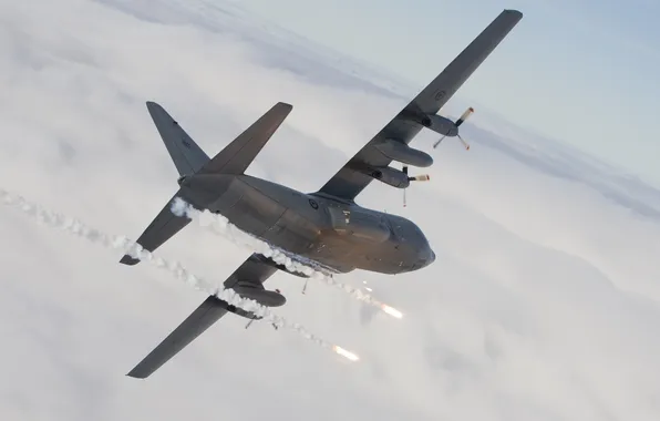 Картинка самолёт, военно-транспортный, C-130, Super Hercules
