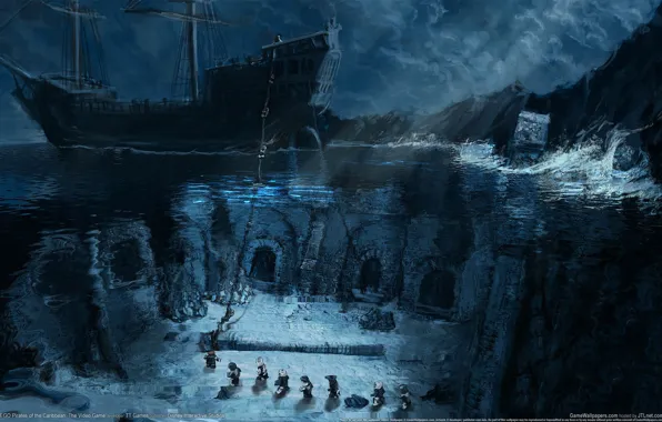 Обои Корабль, LEGO, Pirates Of The Caribbean, Gamewallpapers.