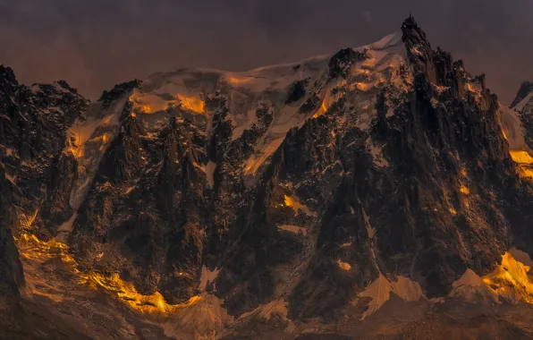 Картинка свет, горы, Франция, Альпы