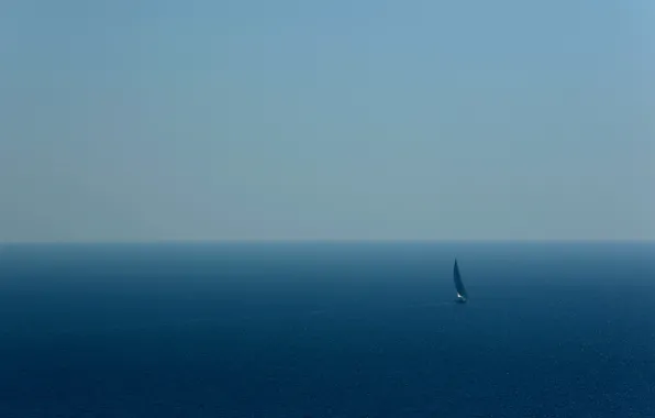 Море, небо, лодка