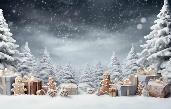 Зима, снег, Новый Год, Рождество, new year, Christmas, winter, snow