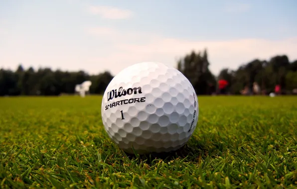 Картинка трава, газон, мячик, гольф, golf, ball