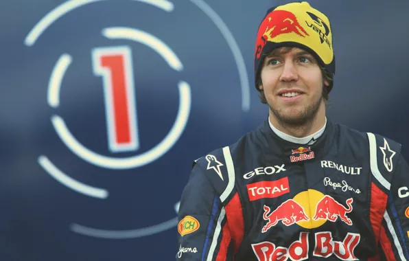 Гонщик, Formula 1, Vettel, Чемпион, Sebastian