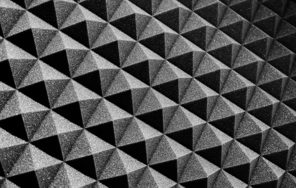 Wall, shadows, shapes, acoustic panel