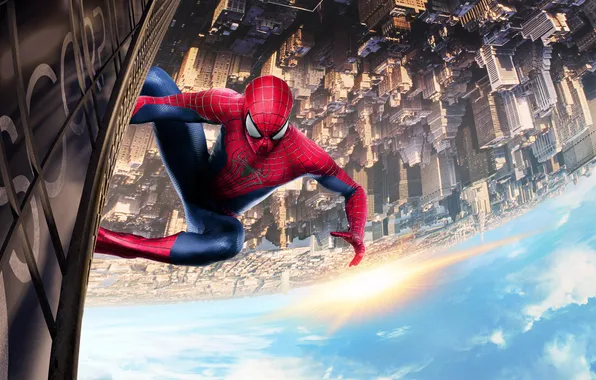 Город, нью йорк, питер паркер, человек паук 2, THE AMAZING SPIDER-MAN 2