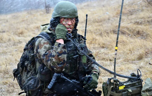 Картинка оружие, солдат, Slovenian Army
