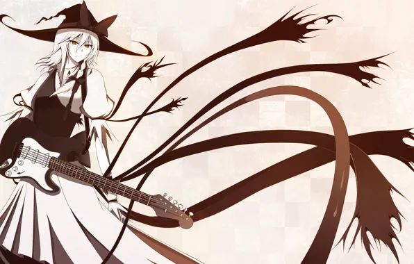 Девушка, арт, Touhou