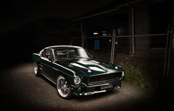 Mustang, Ford, 1967, Fastback