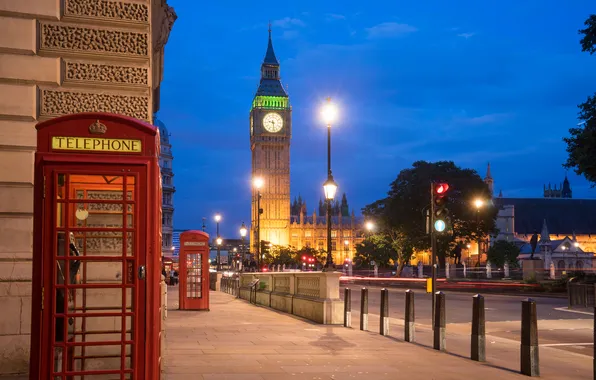 City, Англия, Лондон, символ, red, телефонная будка, street, London