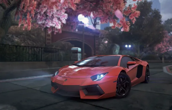 Lamborghini, 2012, Need for Speed, nfs, aventador, Most Wanted, нфс, NFSMW