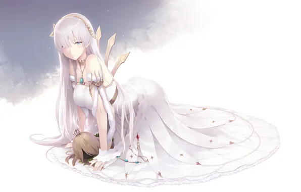 Картинка девушка, фон, платье, Fate / Grand Order, Судьба великая кампания