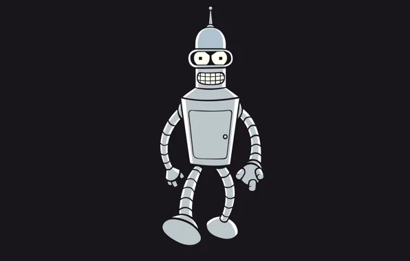 Робот, Бендер, Футурама, Futurama, Bender Bending Rodriguez