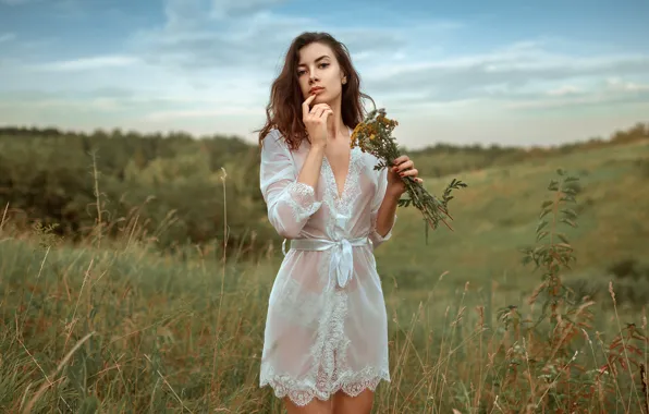 Лето, девушка, Юля, Альберт Лесной