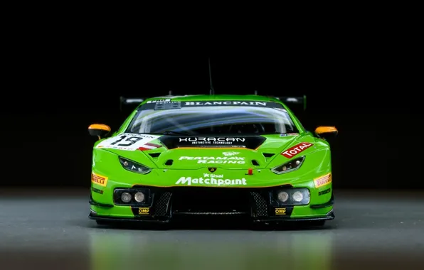 Картинка Lamborghini, мощь, вид спереди, GT3, Spark, 2015, Huracan, Lamborghini Huracan GT3