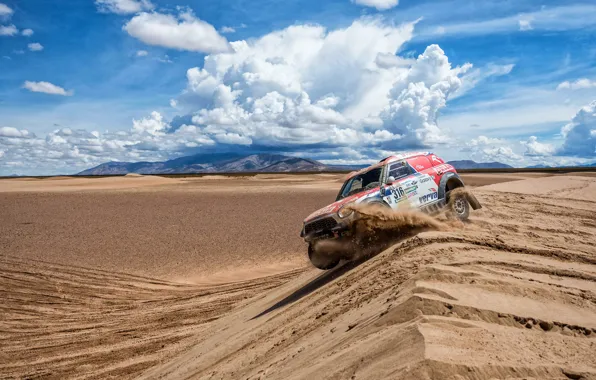 Песок, Mini, Пыль, Спорт, Пустыня, Скорость, Гонка, Rally
