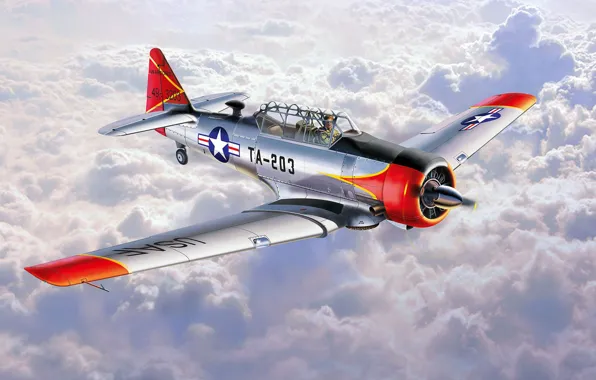 United States Air Force, Texan, North American Aviation, T-6G, американский лёгкий учебный самолёт