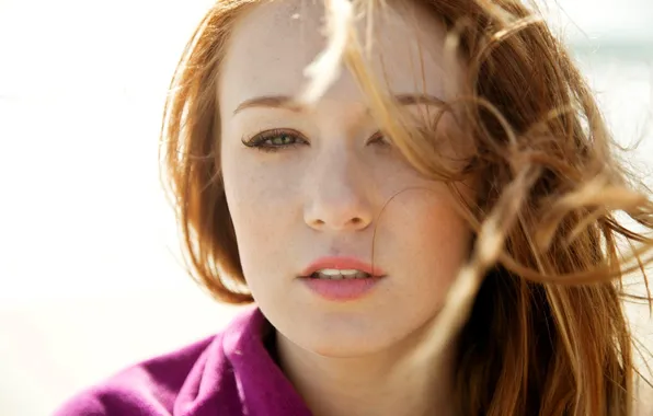 Лицо, рыжая, Leanna Decker