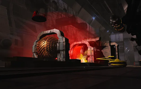 Техника, ангар, оборудование, Klooster Interstellar Shipyards Forge, wals on line