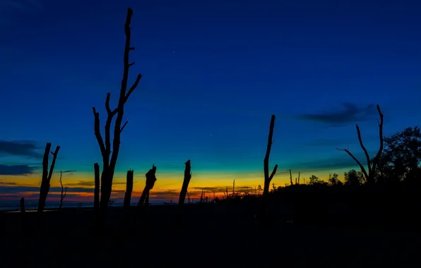 Twilight, sunset, dusk