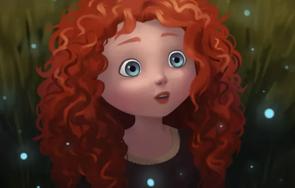 Brave, Merida, by natalico