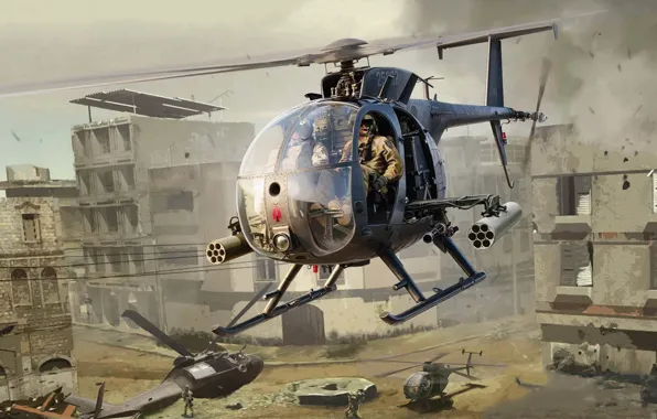 Вертолет, Little Bird, Improved special operations, AH-6J