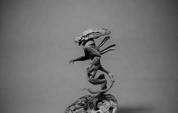Бумага, чужой, alien, оригами