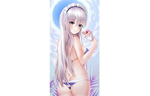 Girl, sexy, ass, cleavage, long hair, boobs, anime, beautiful