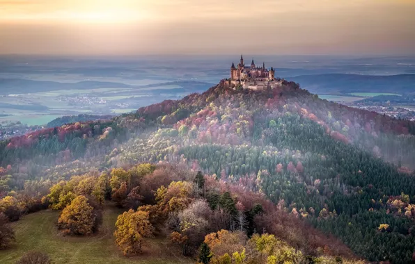 Deutschland, Burg Hohenzollern, Baden-Württemberg