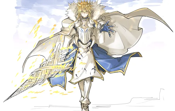 Fanart, Fate/Grand Order, Pixiv, Fanart From Pixiv, Saber (Fate/stay night), Lancer (Artoria Pendragon), Kan (kankan33333)