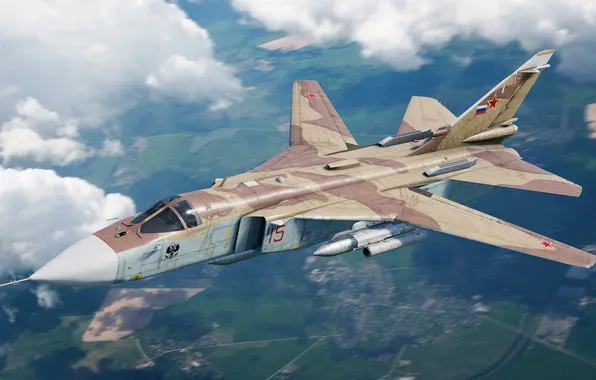 СССР, Су-24М, Фронтовой бомбардировщик, ОКБ П.О. Сухого