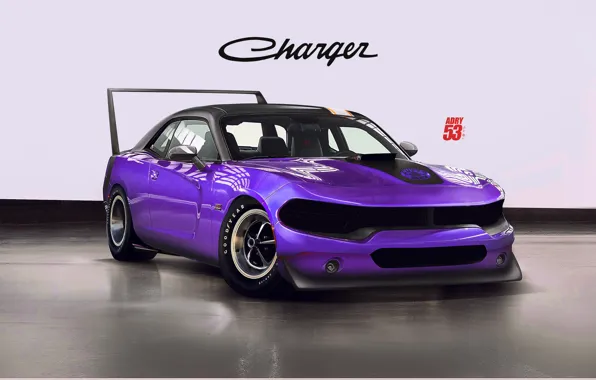 Авто, Машина, Стиль, Dodge, Car, Фиолетовый, Charger, Dodge Charger