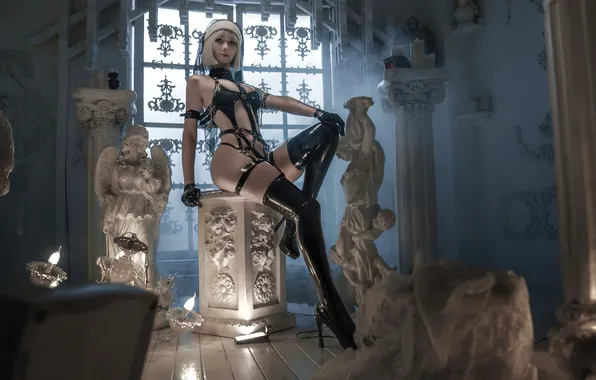 Sexy, Asian Beauty, Ero Cosplay, latex clothes, Net Red COS, Welfare, Izumi Izumi Peach Welfare, …