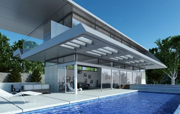 House, render