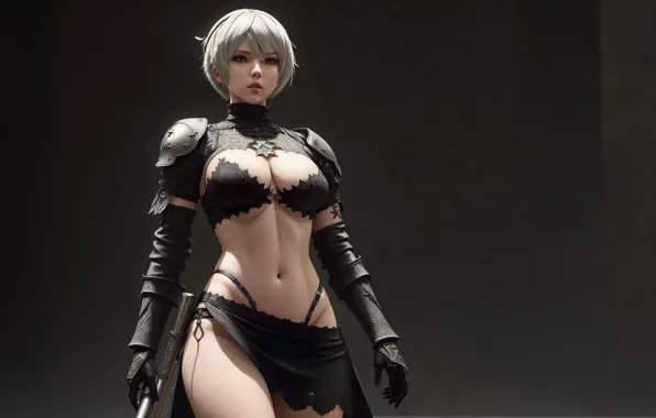 Girl, fantasy, armor, art, fantasy girl, Stable Diffusion, neuronet, Ai art