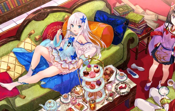Девочки, сладости, Kenja no Deshi wo Nanoru Kenja