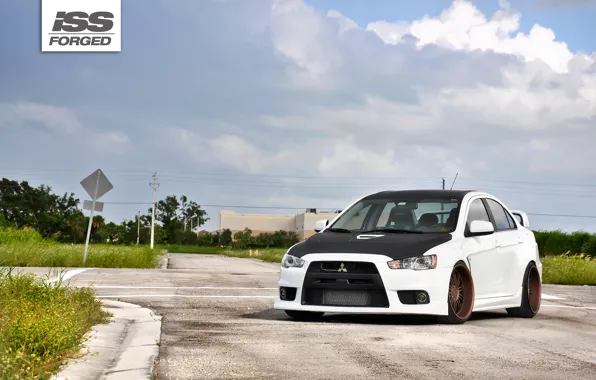 Картинка Mitsubishi, Lancer, Evo, ISS Forged