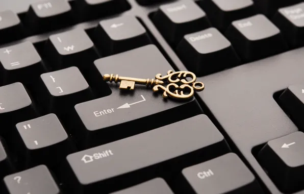 Ключ, кнопки, клавиатура