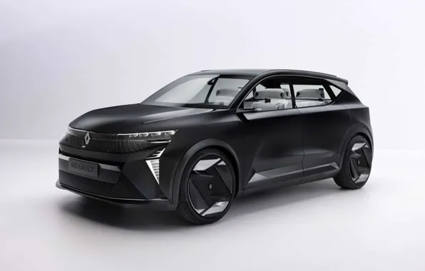 Картинка концепт, Renault, Vision, светлый фон, Scenic