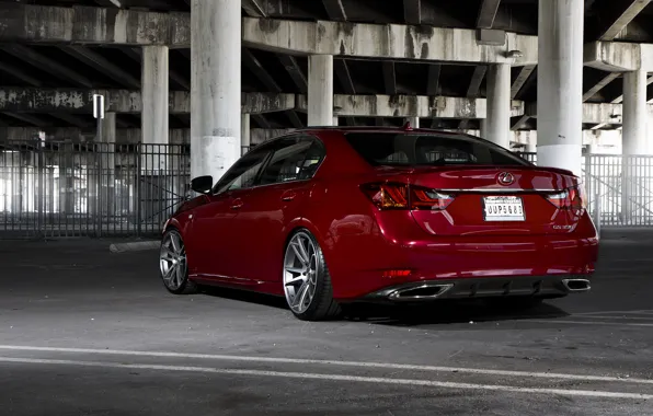 Lexus, red, tuning, GS F