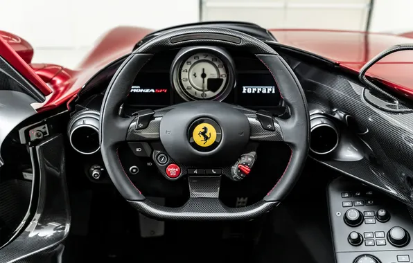 Феррари, Ferrari, суперкар, supercar, единственный экземпляр, 2020, Ferrari Monza SP1, Monza SP1