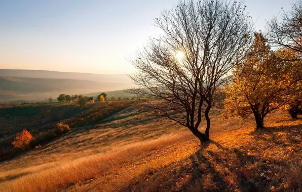 Закат, Осень, Молдова