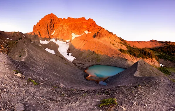 Картинка Oregon, Deschutes National Forest, Three Fingered Jack