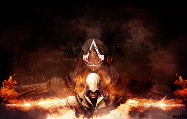 Огонь, assassin's creed, assassin