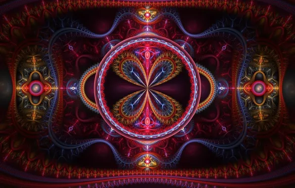 Узор, фрактал, симметрия