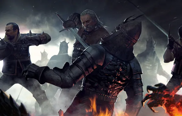 Ведьмак, The Witcher, Геральт, CD Projekt RED, The Witcher 3: Wild Hunt, Geralt, Ведьмак 3: …