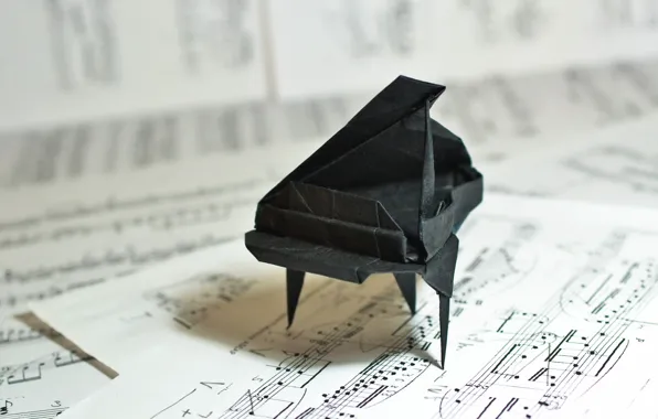 Музыка, Origami, Grand Piano