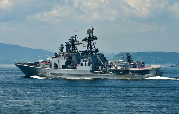 Море, противолодочный корабль, проекта 1155