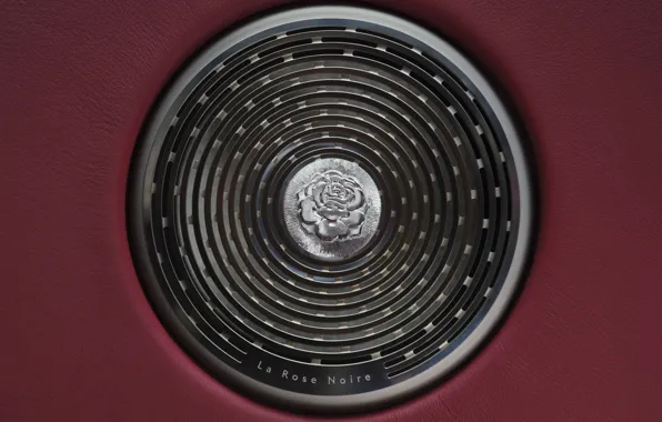 Картинка Rolls-Royce, close-up, badge, Rolls-Royce La Rose Noire Droptail, La Rose Noire