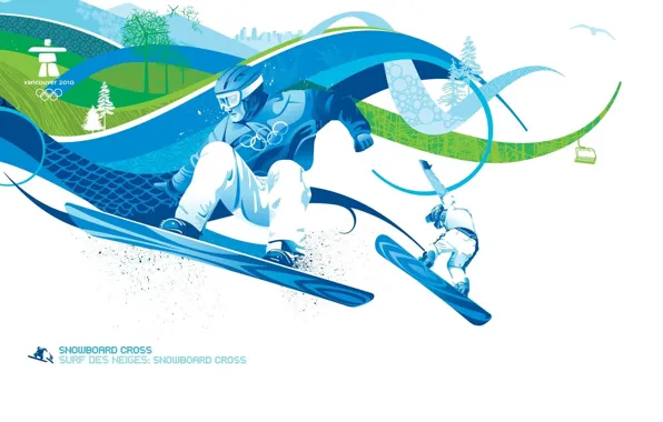 Картинка стиль, сноуборд, спорт, Ванкувер, vancouver 2010, олимпиада 2010, олимпийские игры, зимние виды спорта